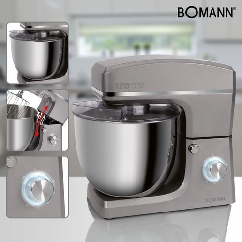 Bomann - Robot pétrin pâtissier multifonction Silver- XXL 10L - Germany