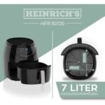 Heinrich's - Friteuse sans huile - air fryer- 7 Litres 1800W – Image 2