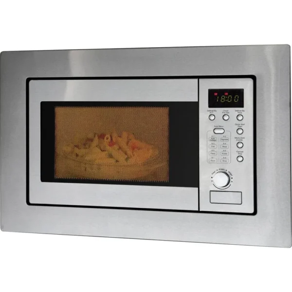 Bomann Micro-ondes encastrable Bomann avec grill MWG 2215 EB en acier inoxydable Allemand