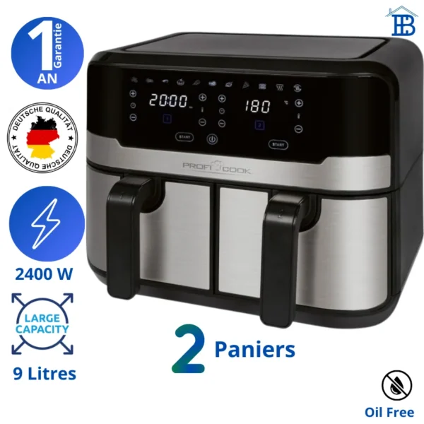 Proficook- Friteuse sans huile 9L - Germany- Air fryer tactile
