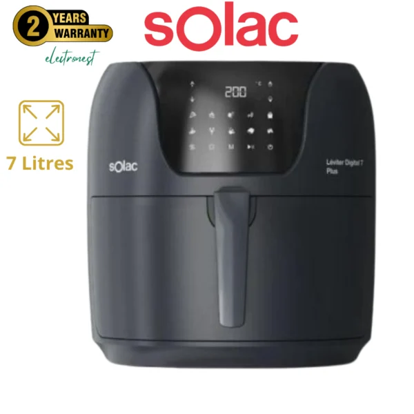 Solac - Air Fryer - Friteuse - 10 programmes - 7L