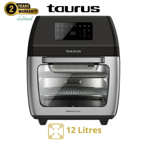 Taurus - Air Fryer - Friteuse - Digital Grill - 8 programmes - 12L