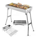Bbq Barbecue Pliable en Acier Inox - Four Grille de Cuisson - XXL - Jardin camping