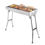 Bbq Barbecue Pliable en Acier Inox - Four Grille de Cuisson - XXL - Jardin camping – Image 2