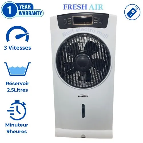 Fresh Air Ventilateur à Eau - Brumisateur Portable - taille XXL blanc