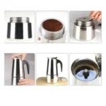 Schlëizer - Cafetière Italienne Espresso - Inox de Haute Qualité – Image 6