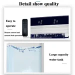 Fresh Air - Climatiseur & ventilateur - Portable Refroidisseur d'Air - 60L – Image 3