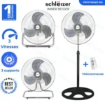 Schlëizer Ventilateur 3 EN 1 Avac Télécommande