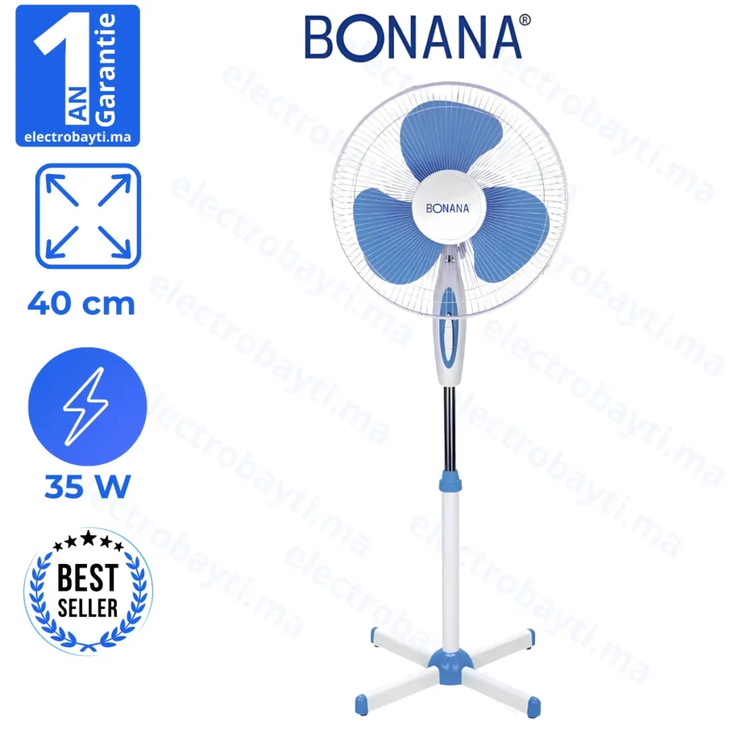 Ventilateur Bonana BO-831 B