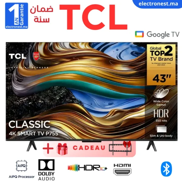 TCL - 43P755 - Maroc