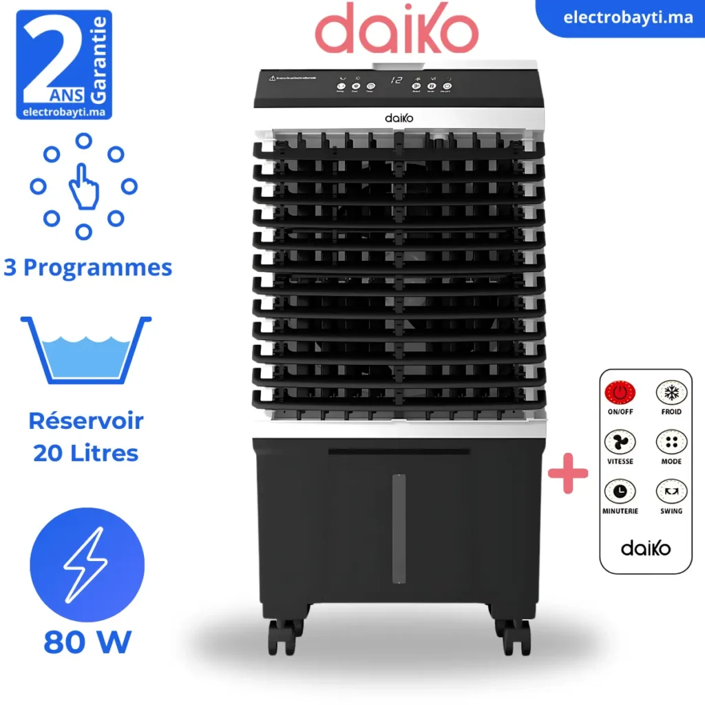 Ventilateur AirCooler Daiko VACR-8352EK