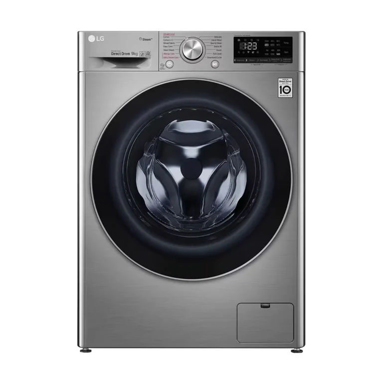 LG Lave-linge de 9 kg à chargement frontal, AI Direct Drive Motor, vapeur
