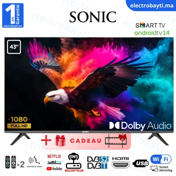 Sonic TV 43'' LED43SM456SC