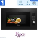 Roch Micro ondes Encastrable - 20L - 1150W - Fonction Grill - Fonction Décongélation