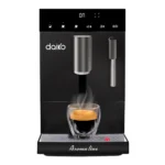 Daiko Machine à Café automatique avec mousseur à lait - 19 Bar - Noir – Image 3